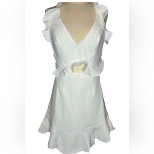 NWT White Saints Secrets halter backless dress. Sz S.